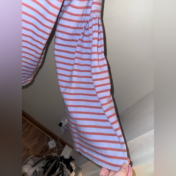 Madewell Shirred-Sleeve Sailor Top. Size L. VGUC - Picture 4 of 7